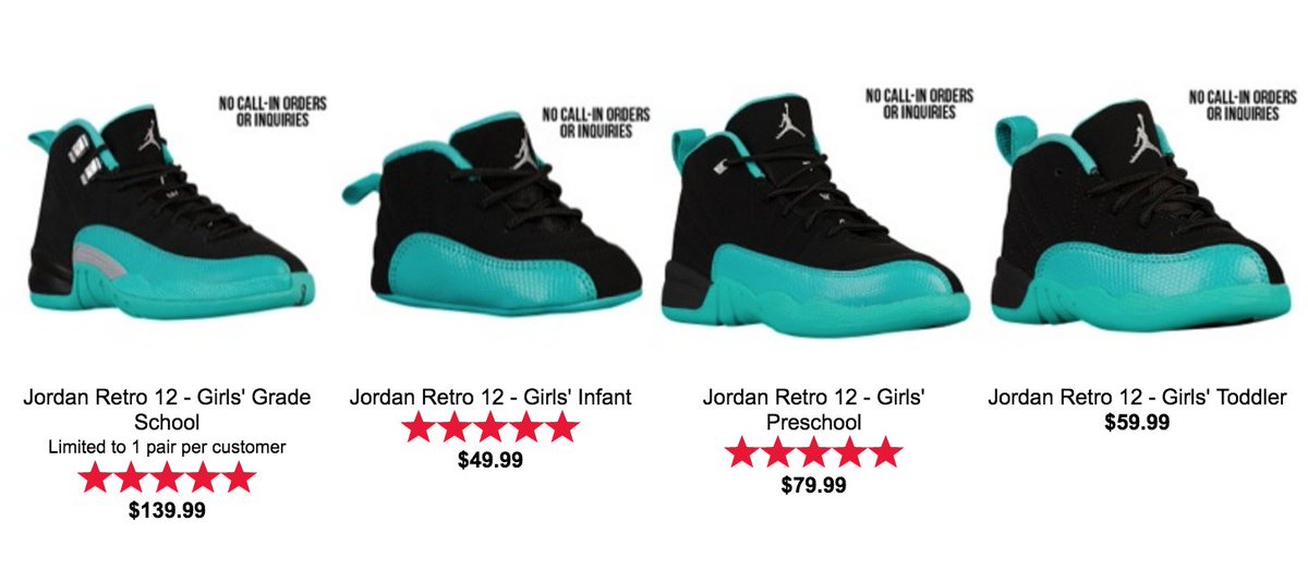 jordan 12 hyper jade foot locker