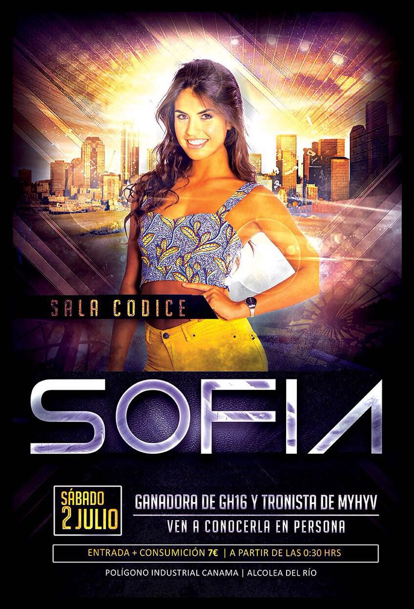 sofiasuescun's tweet photo. Te espero esta noche!!🙌🏻🙌🏻🙌🏻 https://t.co/B3na54uGaH