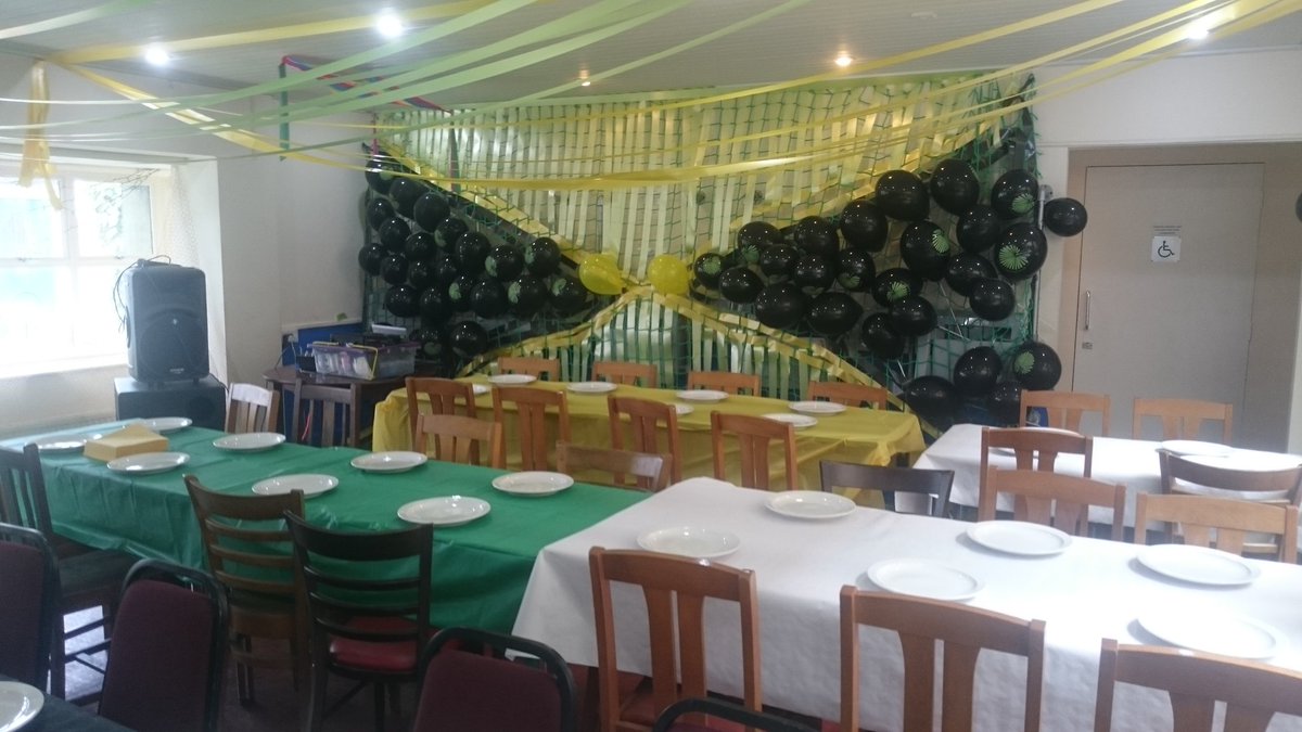 BarAmies's tweet photo. Here's a few more pics as we set up last night for Jamaican pluse fringe @EastonCentre ... https://t.co/LF817PKEYF