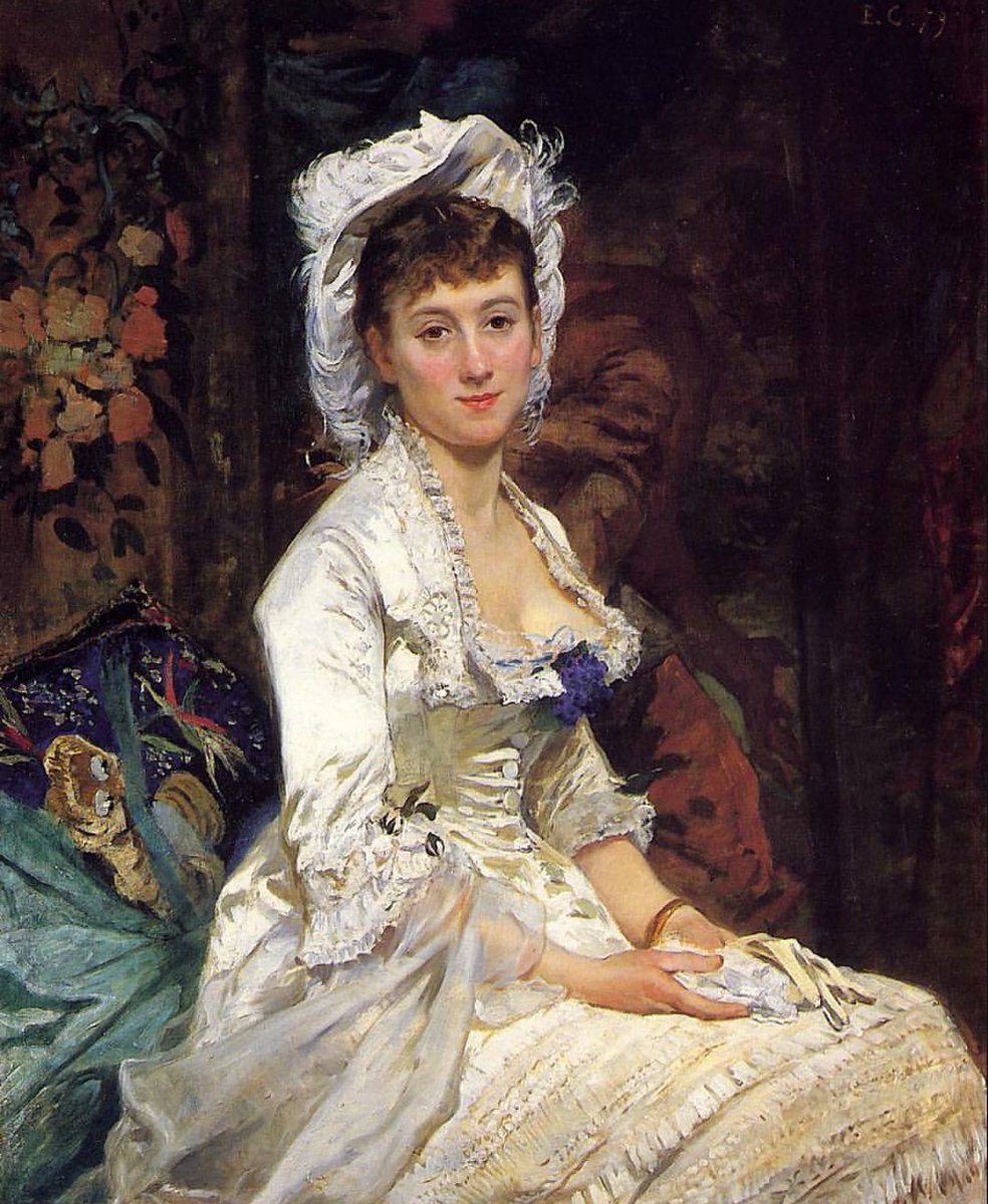 covercar77's tweet photo. By Eva Gonzales (1879)🎨 #DonneInArte @mariaireneali @ContoCi @habibisilvia Buongiornissimo a tt gli amici 💋❤ https://t.co/mrpPdnJ6hI