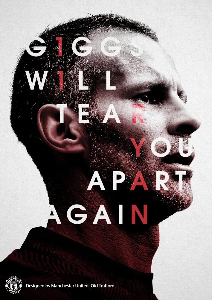 ManUtd_ID's tweet photo. Ryan Giggs, legenda Manchester United. Always and forever. #GiggsLegend https://t.co/4YEDVJ1P01