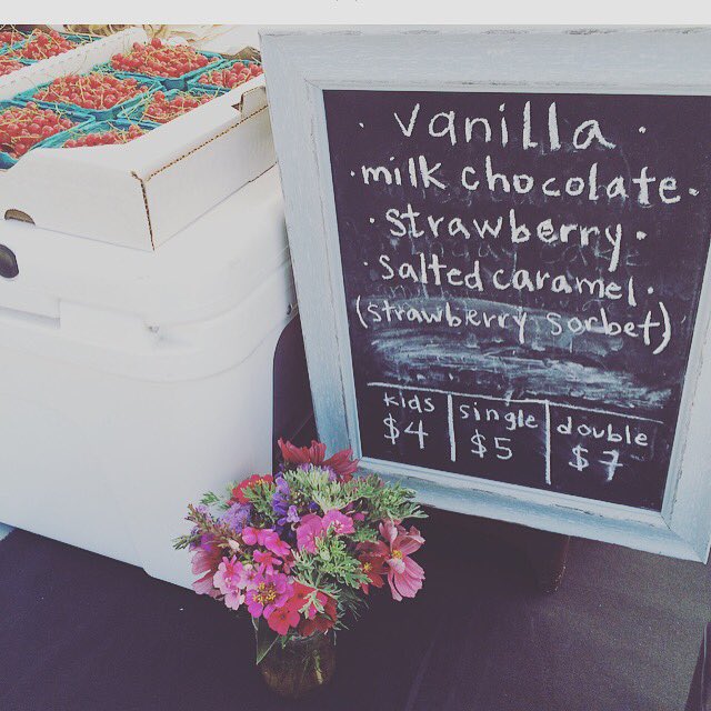 We've got scoops and pints @WaterdownMarket and <a href="/LockeStFarmersM/">LockeStFarmersMarket</a> come say hi!