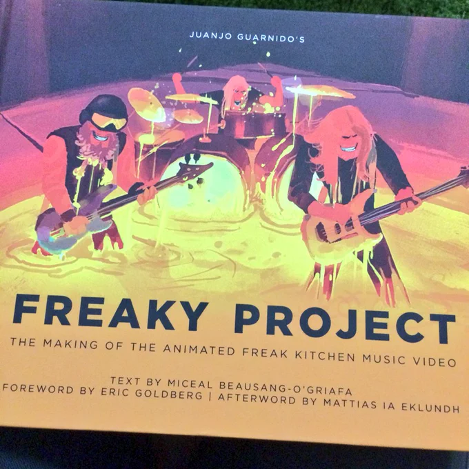 Got the making of 'freak of the week' artbook! Just chock-full of good drawings like taiko-playing blacksad ? 