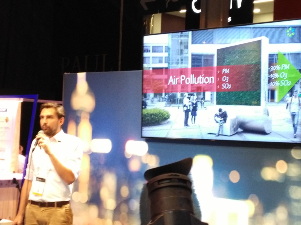 innover's tweet photo. Great green solution for air quality @mycitytree cc @tomkerting @cleantuesday #vivatech https://t.co/APxZwiOXnc
