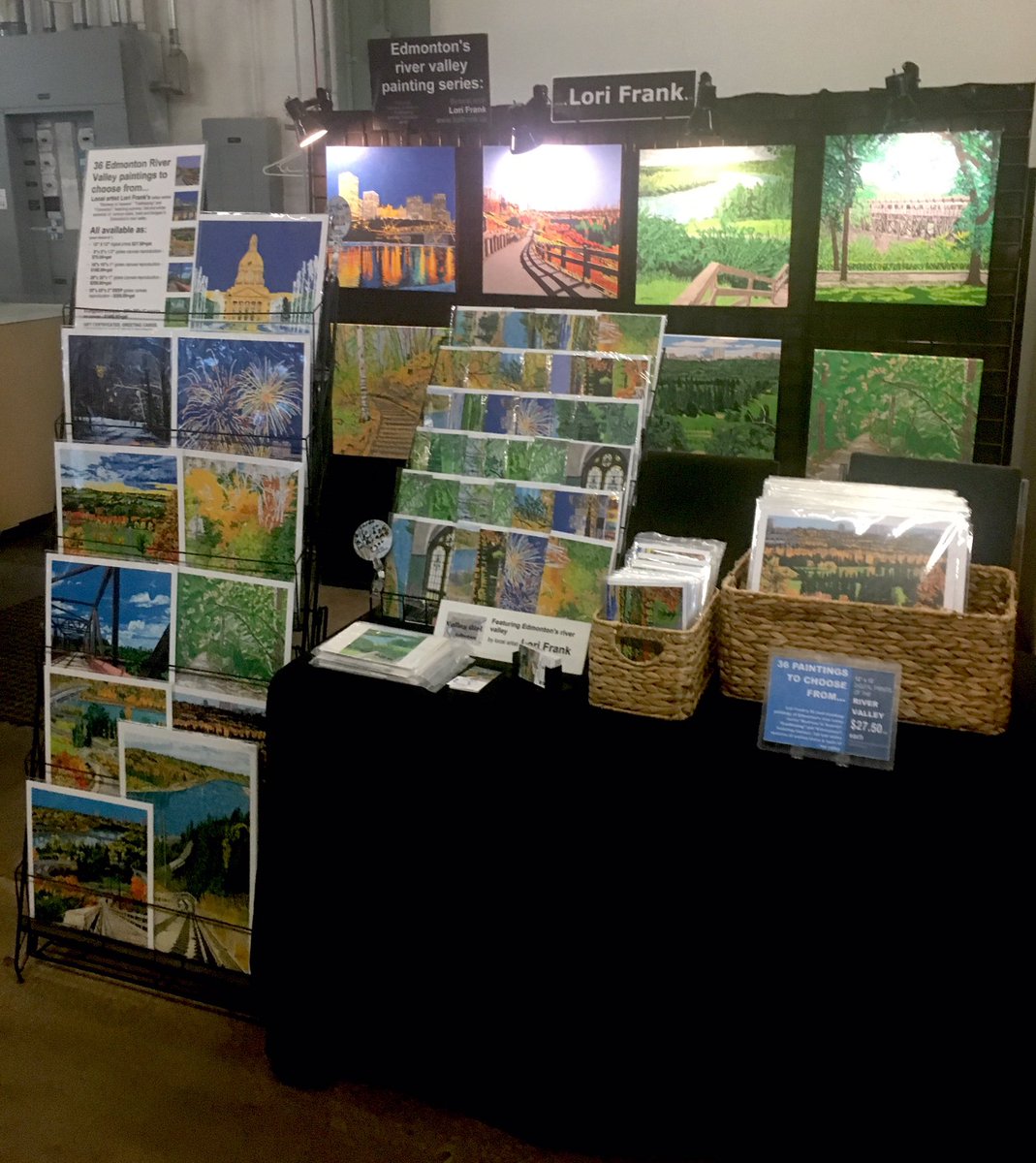 originalcanvas1's tweet photo. I'm back at @StrathconaMrkt today. Stop by. #YegRiverValleyPaintings #38ToChooseFrom #Yegart #doubleheadershows https://t.co/JSqywvmGn5