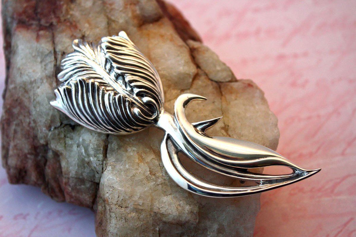 capcitycrafts's tweet photo. Art Nouveau Inspired Parrot Tulip Brooch Handmade Sterling Silver https://t.co/oMjkYNtDbC #Jewelrygifts #TulipDesign https://t.co/2M71HI58AM