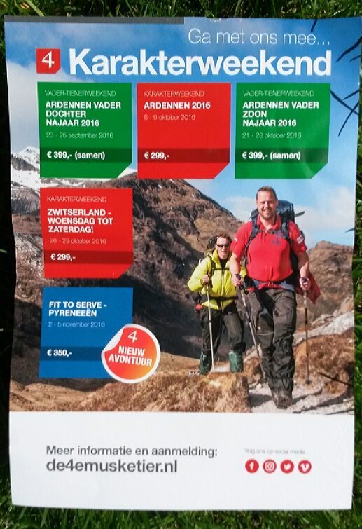 Ben jij "fit to serve?" Het avontuur gaat verder! Jij gaat toch ook mee? Geef je op voor een weekend! @4eMusketier