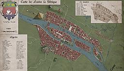 CartoGuild's tweet photo. Fairy Lutece by Ilanthar, a fantasy depiction of central Paris https://t.co/IJyZEUcP6P #ChallengeEntry #map https://t.co/I7Oz7soB5O
