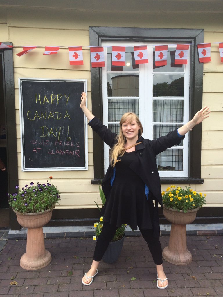 boremanmoffatt's tweet photo. Just had a lovely Canadian history lesson on the @LlanfairLine with my Canadian girl #steamtrain #happycanadaday https://t.co/dVQXCBPQ9z