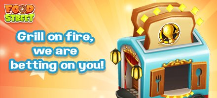 PlayFoodStreet's tweet photo. 2 days left of The Hungry Games Community Event! Join now & contribute to earn PRIZES! #TheHungryGames #GrillonFire https://t.co/lgKJbcEyfC