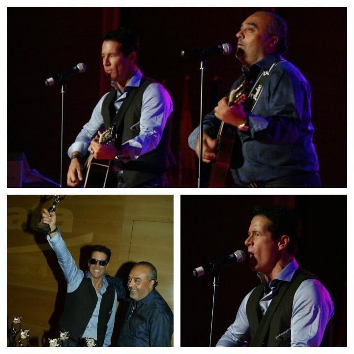 angelfallensp's tweet photo. #AngelFallenFromTheSky en vivo en los premios #AntenaDePlata | #FernandoCarrillo #ChicoCastillo #AngelCaidoDelCielo https://t.co/r3wvW1YYDF