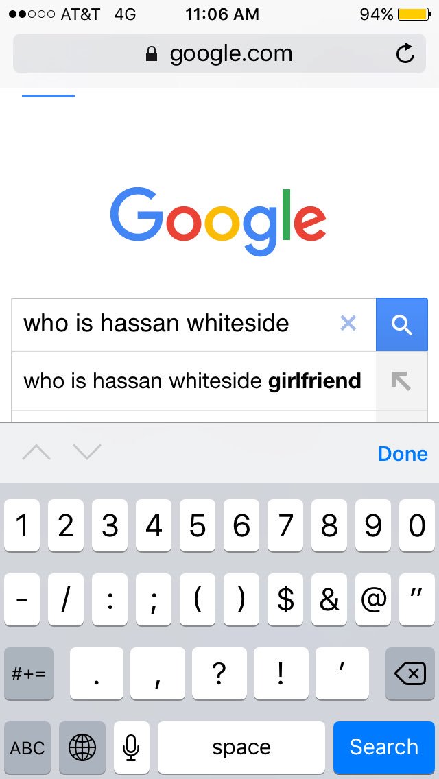 NotDaRealEspn's tweet photo. Hassan whiteside will be payed 100 million dollars by the heat. https://t.co/eQtgqaMYu4