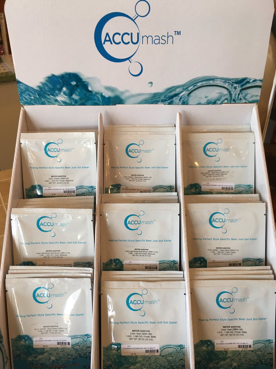 brewandbottle's tweet image. We've got @ACCUmash for the right #water #chemistry for you're #brewing this #4thofJulyweekend #beer #homebrew