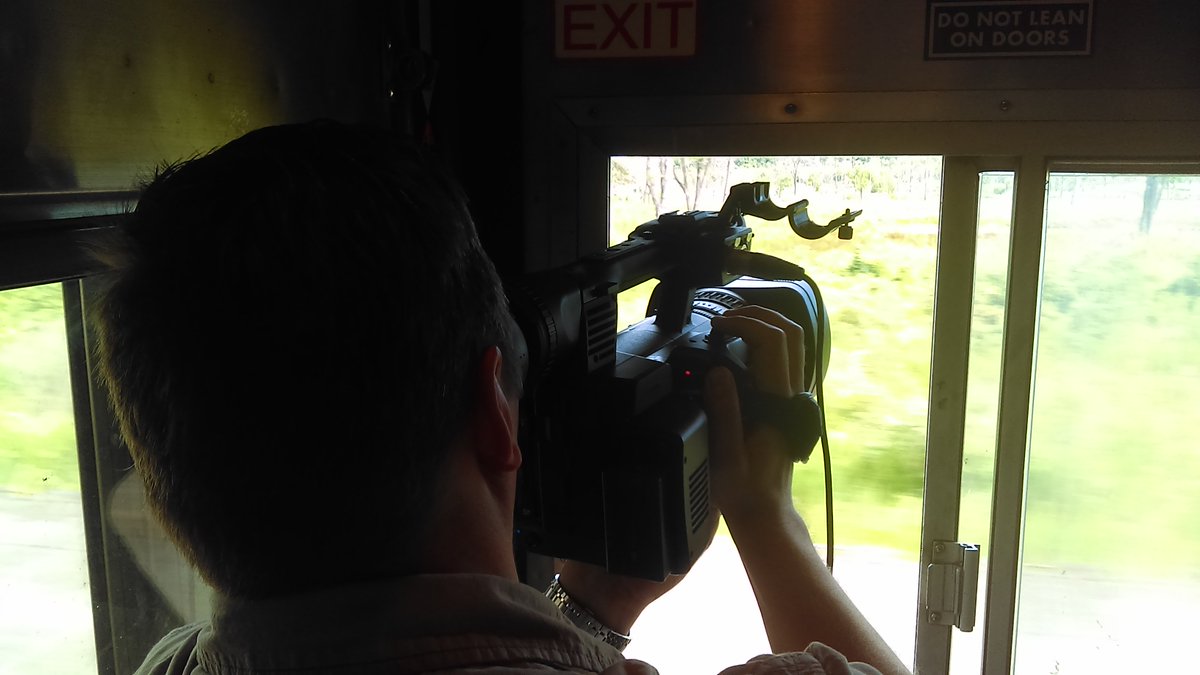 TheCHerP's tweet image. #CalumetHeritage accompanied by @PaulPJNelson who is filming a documentary about the #SouthShoreLine.