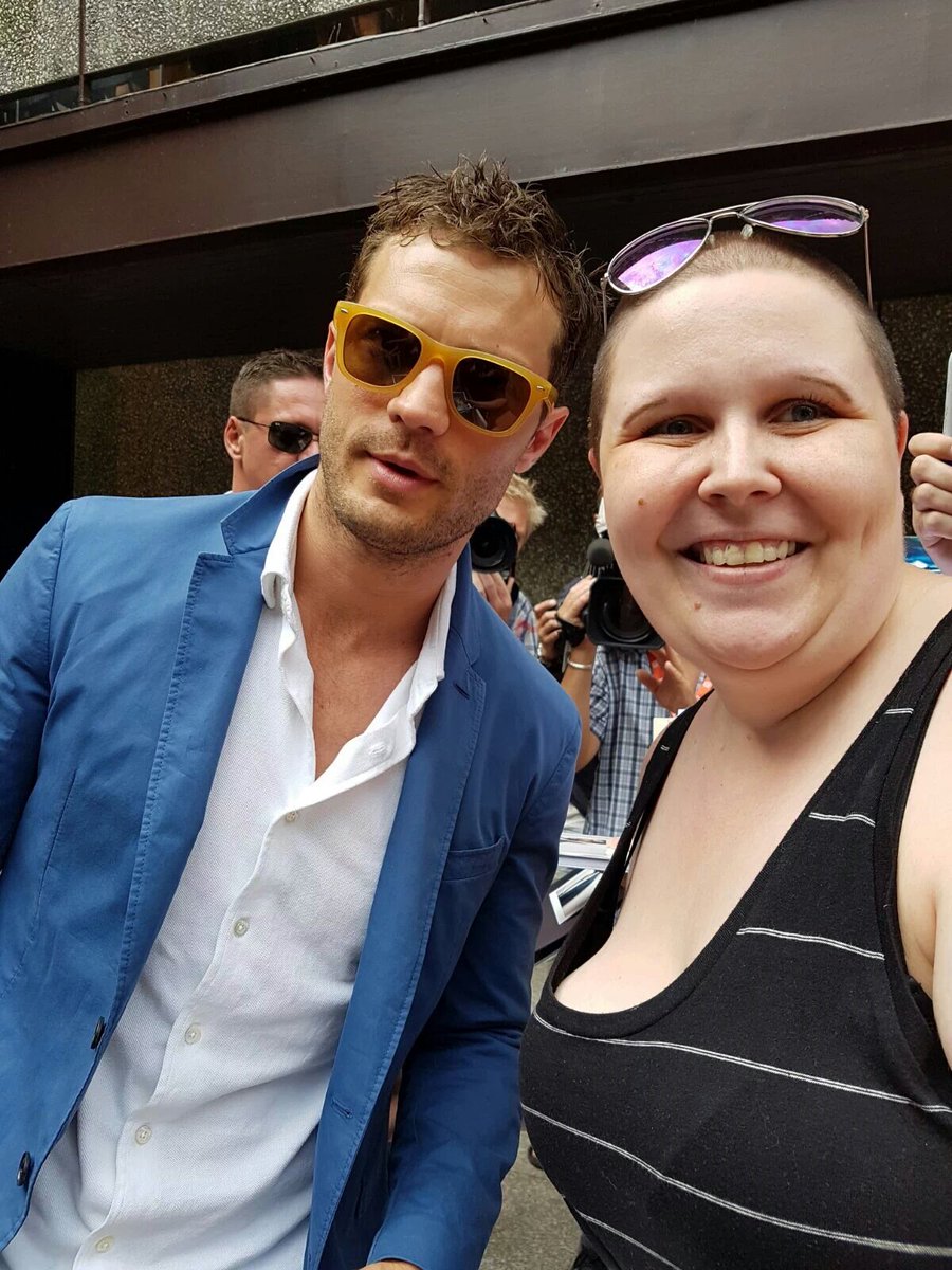 jamiedornanbr's tweet image. Mais uma fanpic linda do Jamie hoje mais cedo. (Via @FSOG2017)