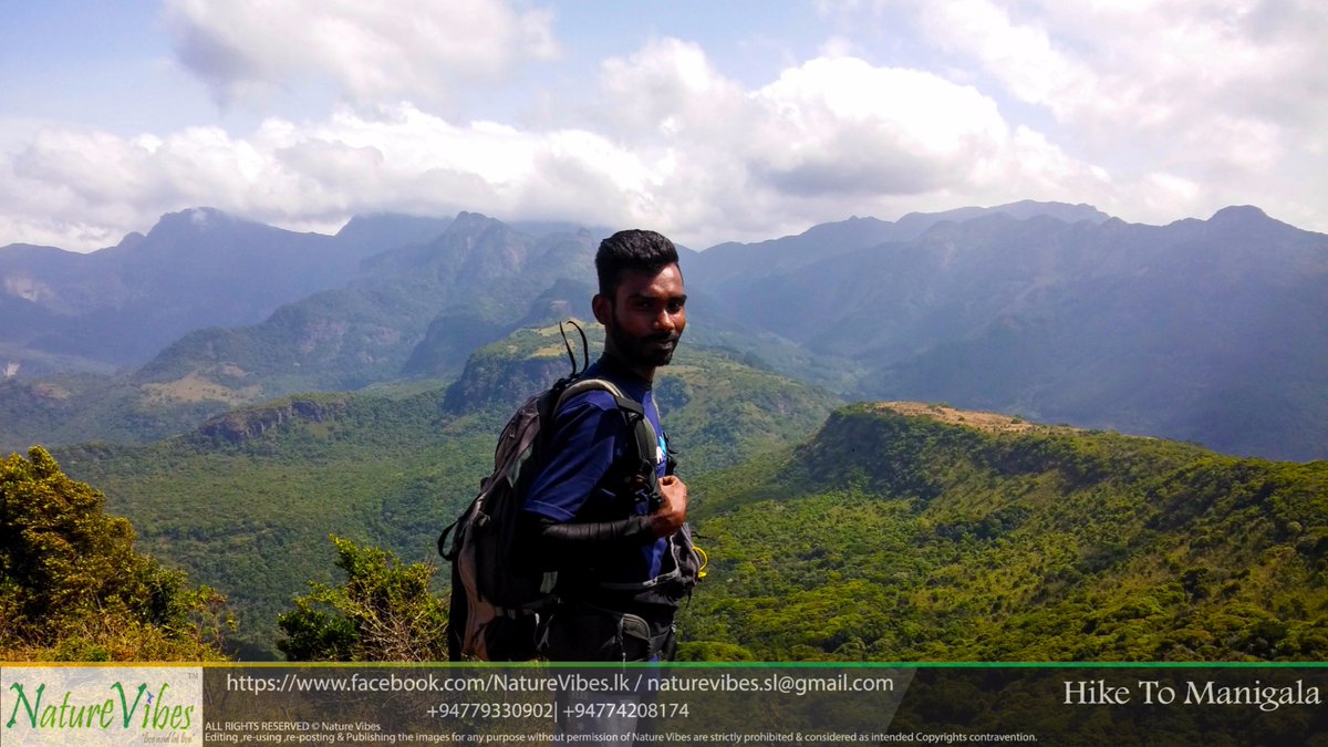 NaturevibesSl's tweet image. Life is a Climb but the view is great. (Hike to Manigala - 2)