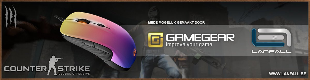 lanfall's tweet image. 3rd price CS:GO 5v5: Thnx to @Gamegearbe. Tickets avail.: lanfall.be
#ready #eSport #CSGO