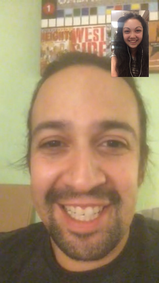kathrynlstamm's tweet photo. @kathrynlstamm here's the thing that happened... (@Lin_Manuel) https://t.co/kzJhreP2NA