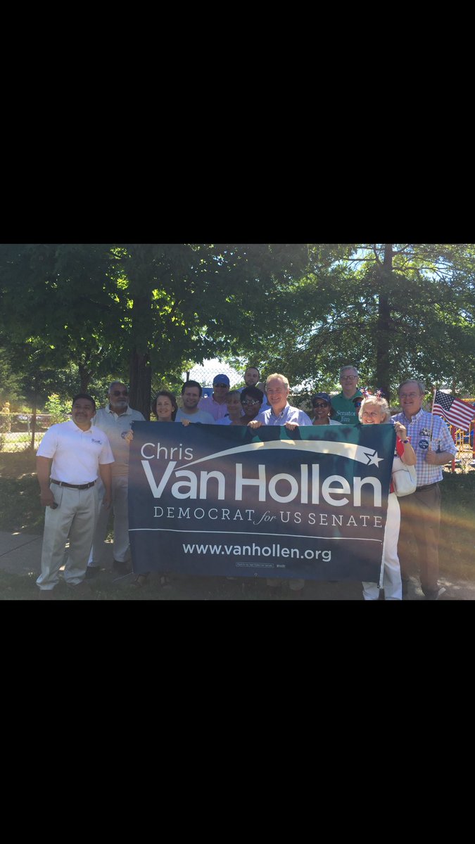 michael_bayrd's tweet photo. At the laurel 4th of July Parade with @teamvanhollen enjoying this day!!! #mdsen #teamcvh https://t.co/1wyuKO5whc