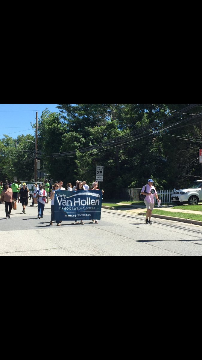 michael_bayrd's tweet photo. At the laurel 4th of July Parade with @teamvanhollen enjoying this day!!! #mdsen #teamcvh https://t.co/1wyuKO5whc