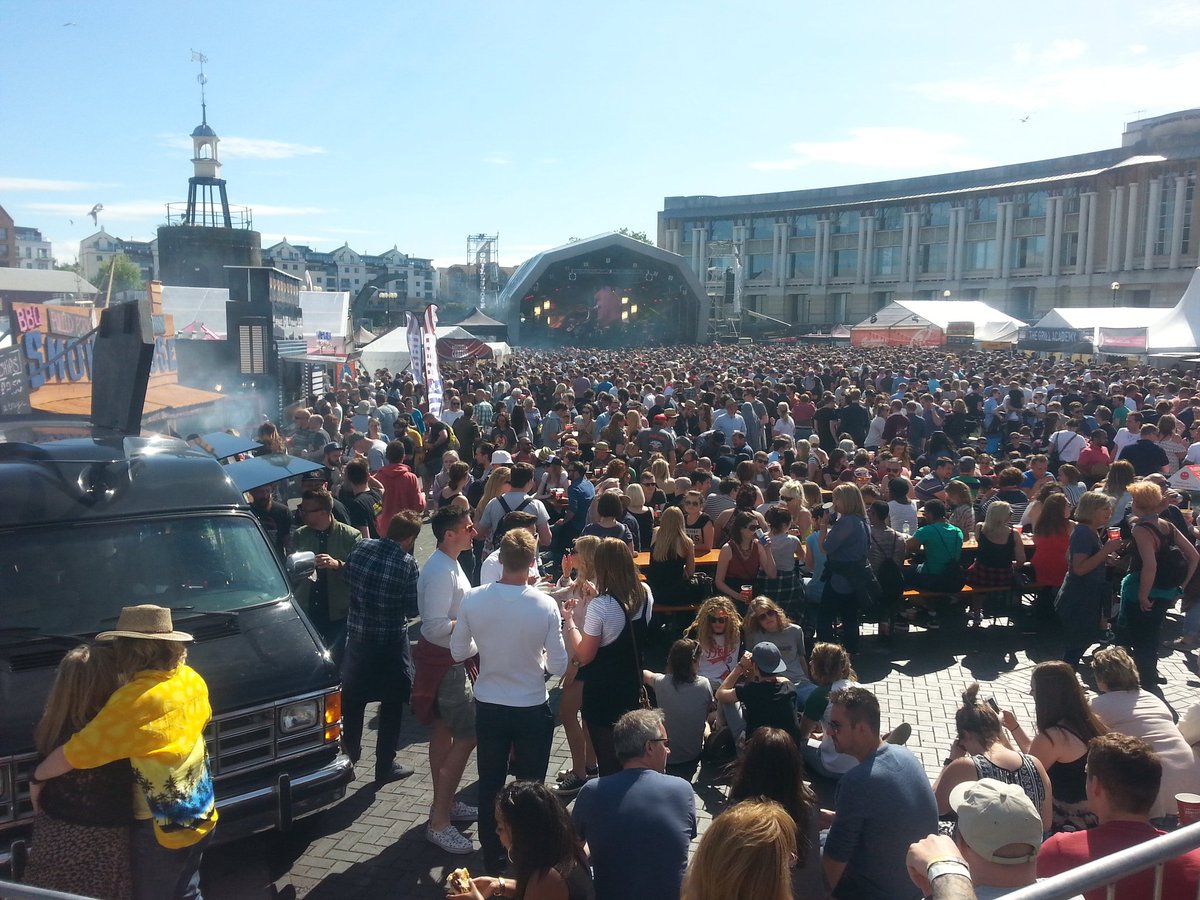 And the crowd go wild for the <a href="/TheMariachis_uk/">The Mariachis</a> <a href="/grillstock/">grillstock</a> #Festival #Bristol #Grillstock #GoingToBeABusyAfternoon