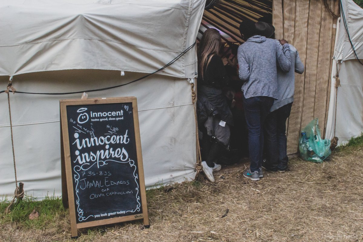 bporthos's tweet photo. JAMAL EDWARDS // Head-lining the talks in the Innocent Inspires tent at #innocentunplugged. https://t.co/VtjdfK6UbP