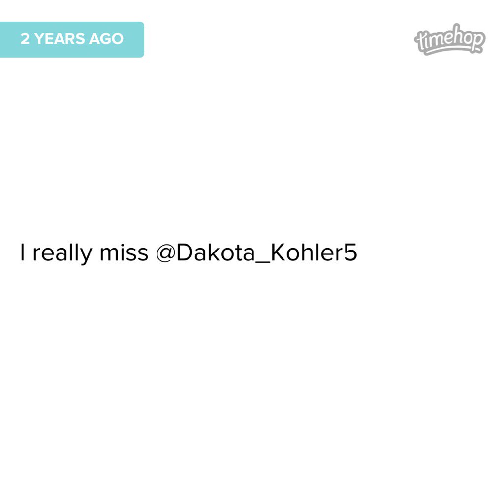 ChelcieRitchie's tweet photo. Still true. 😥 @Dakota_Kohler5 https://t.co/fzmlitL4jW