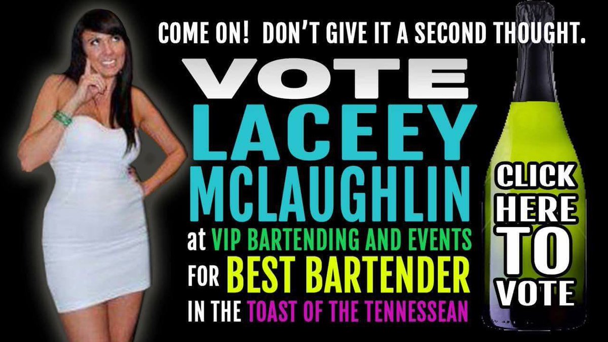 VIPBAR615's tweet photo. Hey guys, I’ve been nominated  https://t.co/TWY932A7Oe
 #bartender #nashville #vote #MusicCity https://t.co/WsKaemaLNe