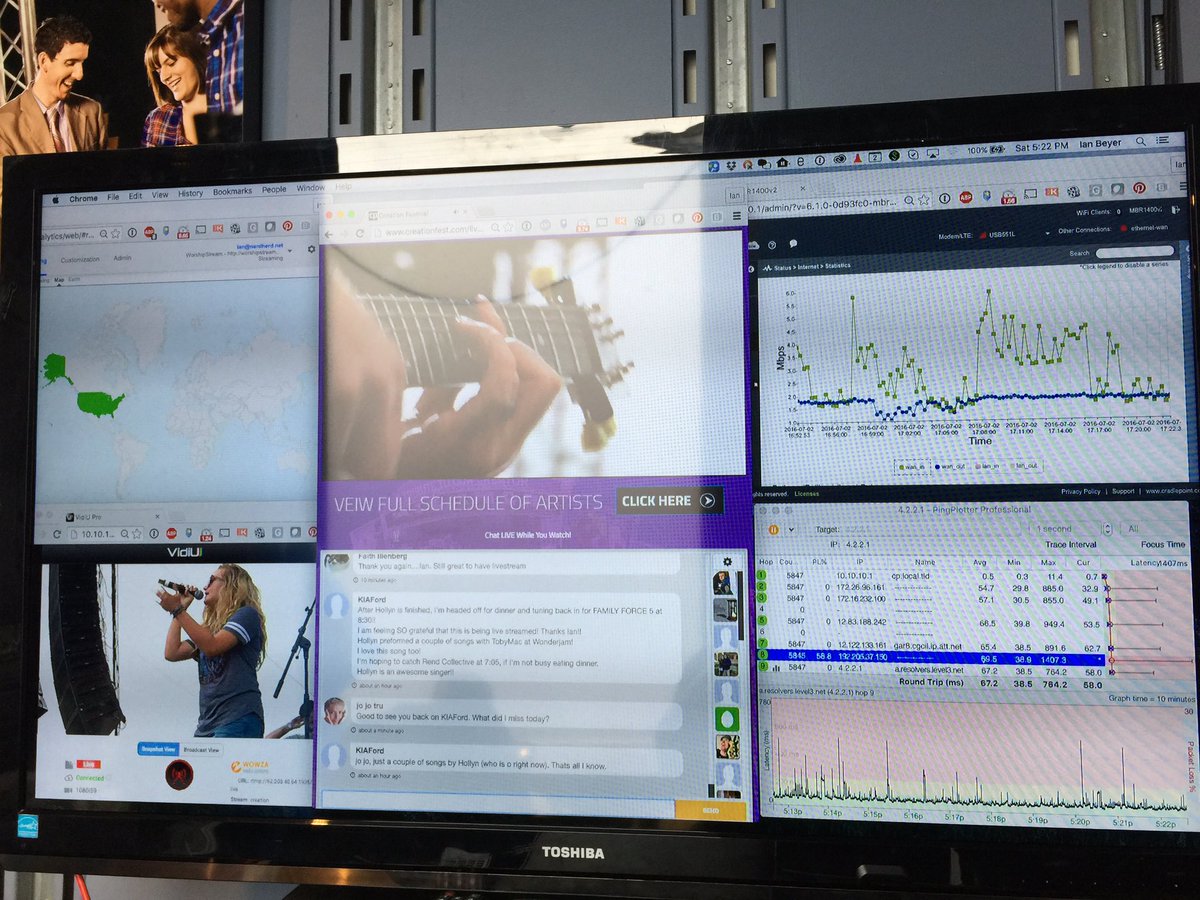 CaNerdIan's tweet photo. Streaming Mission Control during @iamhollyn's set. #Creation16 #creationfest2016 https://t.co/LDkcRol5aP