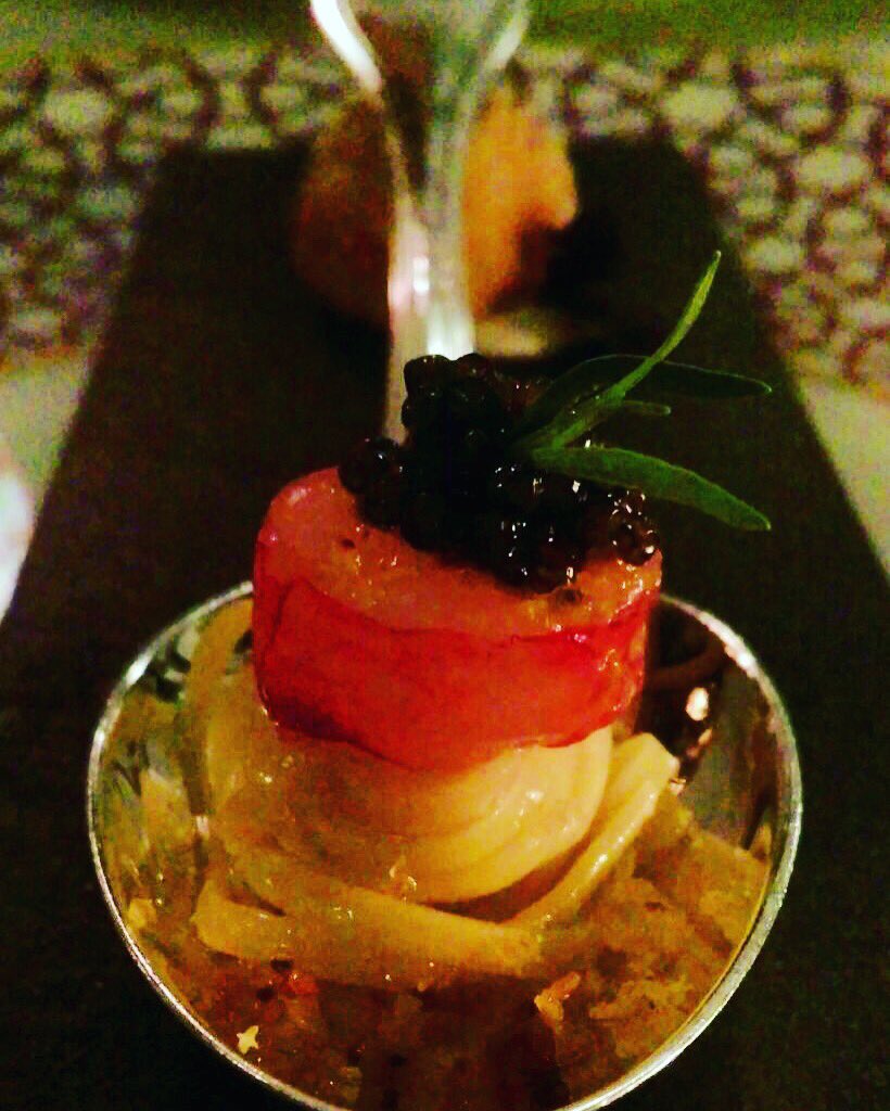 tagliatelle gambos  #caviar  #aranchini #saltcod #lamamounia #italianrestaurant <a href="/La_Mamounia/">La Mamounia Marrakech المامونية مراكش</a> @AirFranceIN