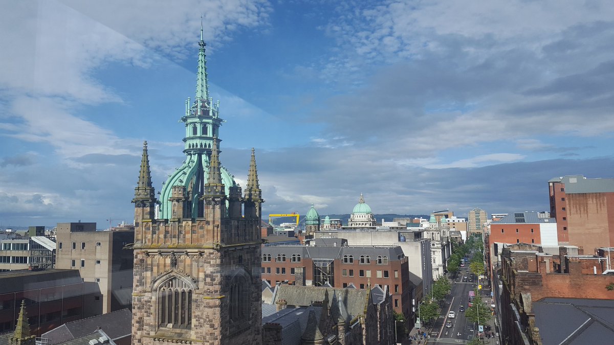 VisitBelfastBiz's tweet photo. We're getting our Fitz on with some cocktail making @FitzwilliamBEL #thevanfam https://t.co/9ghbD3aX3H