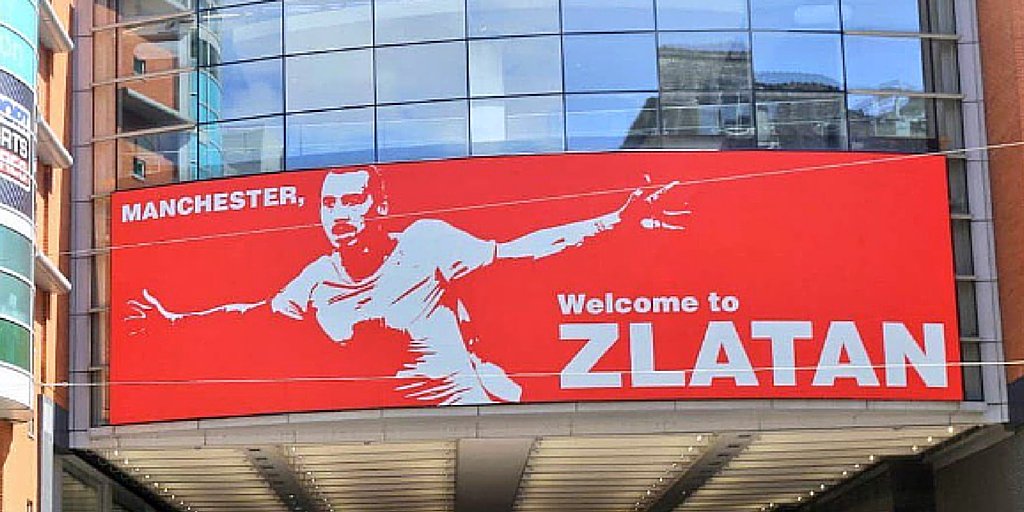 TheDrum's tweet photo. .@TheSocialChain 'welcomes' Manchester to Zlatan with tongue-in-cheek billboard https://t.co/me7DHT93bf https://t.co/X7MPIc50ZY