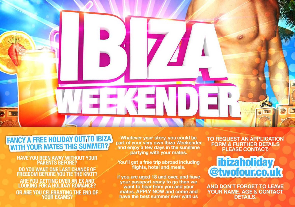 JordanWeekender's tweet photo. Don't fiver guys @IbizaWeekender is recruiting for the next series now so if you wanna join me in Ibiza get applying https://t.co/es8doRDQT1