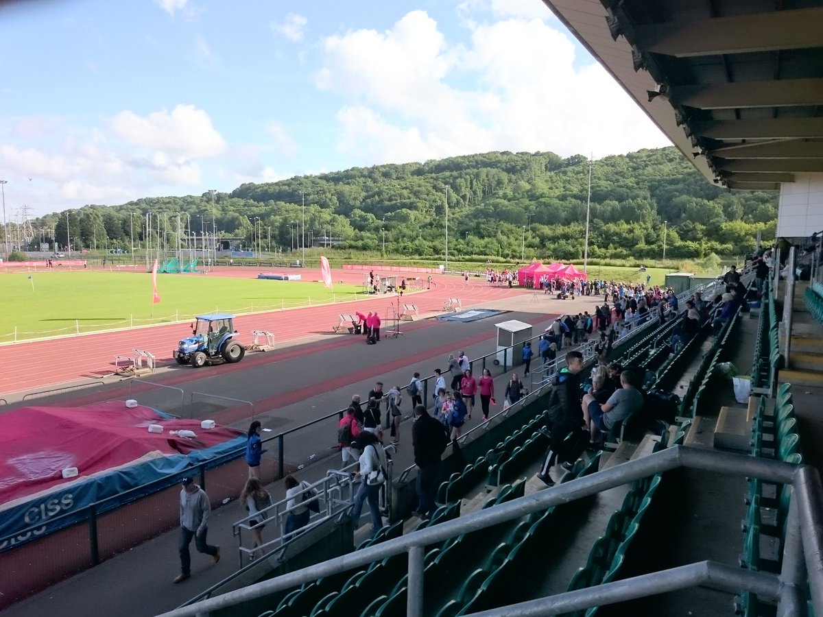 TimmySharp4's tweet photo. Another good day at the Athletics @gemaucymru. Thnx to @HannahWphysio    @InspireCardiff physio students https://t.co/0ElUx417mw