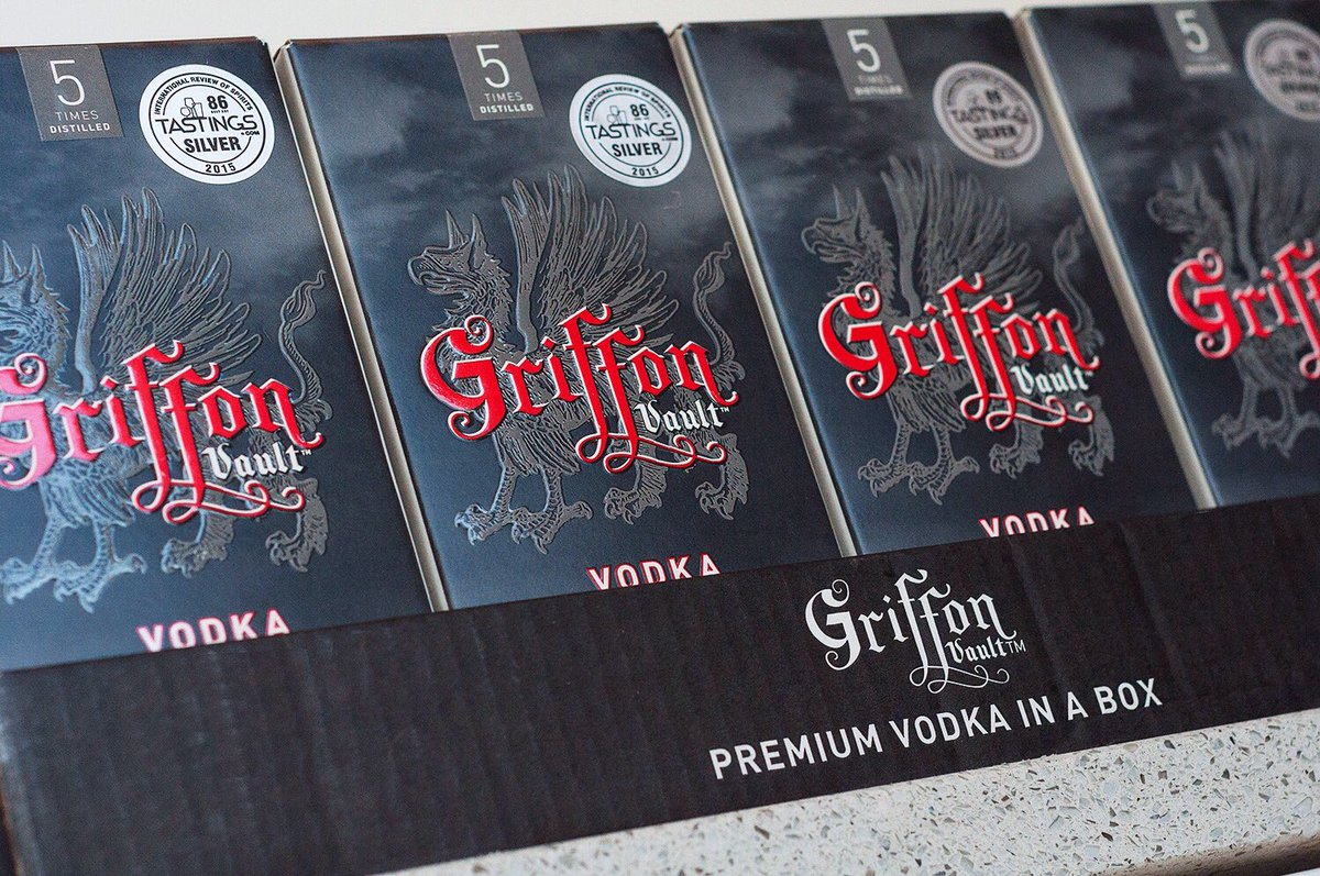 GriffonVault's tweet photo. We're giving out samples right now of our cool, smooth vodka @WholeFoodsMAD. Come get a taste! #Madison #TheBoxRocks https://t.co/ZIvWOmaEuc