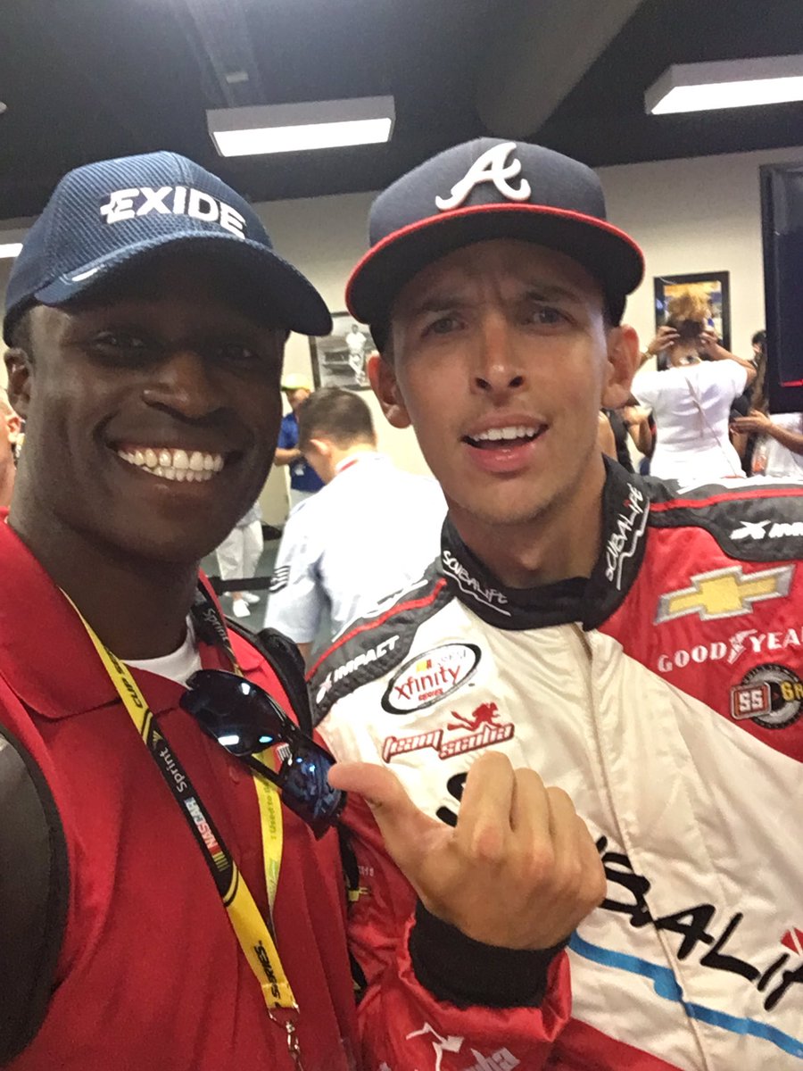 Jesse_Iwuji's tweet image. Met up with @RayBlackJr at the @NASCAR #SubwayFirecracker250 ... thanks to @comcast @XFINITY @ExideB @DISupdates