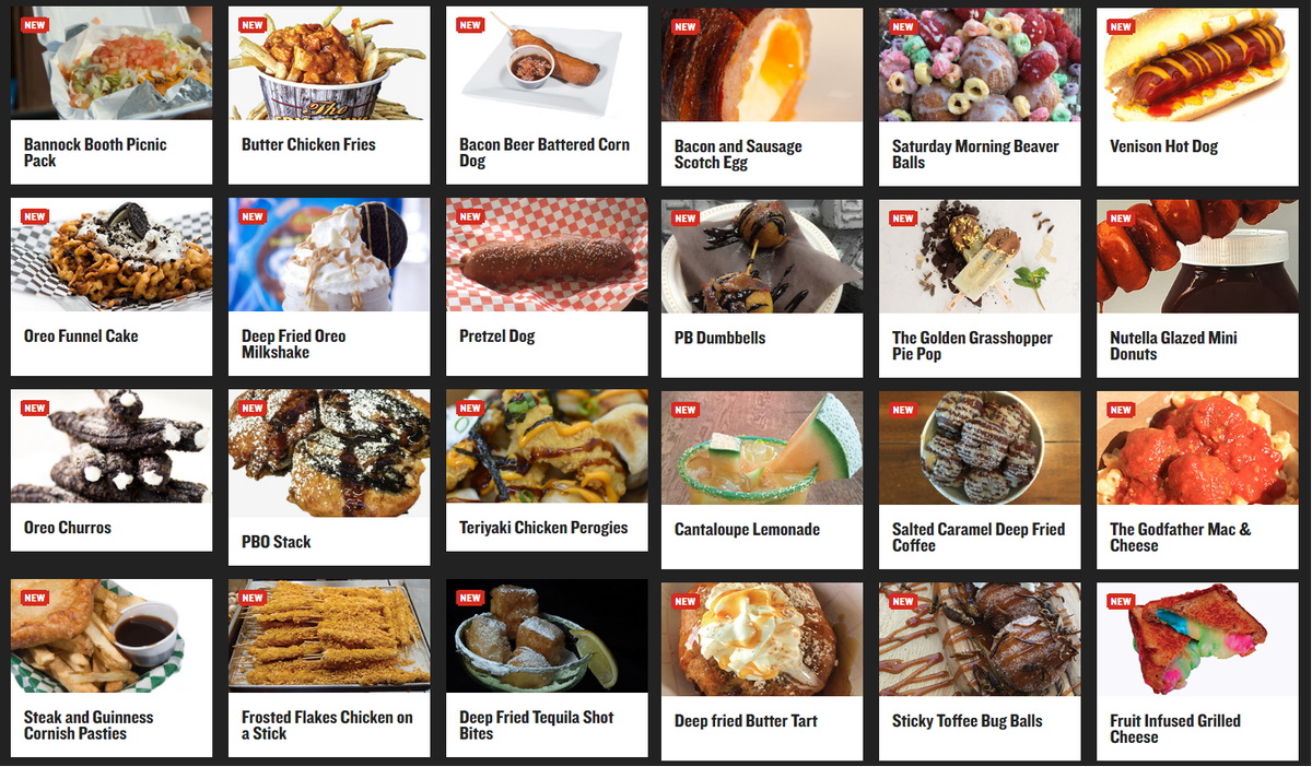 Calgary Stampede On Twitter Which New Midway Food Do You Want To Try First At Stampede2016