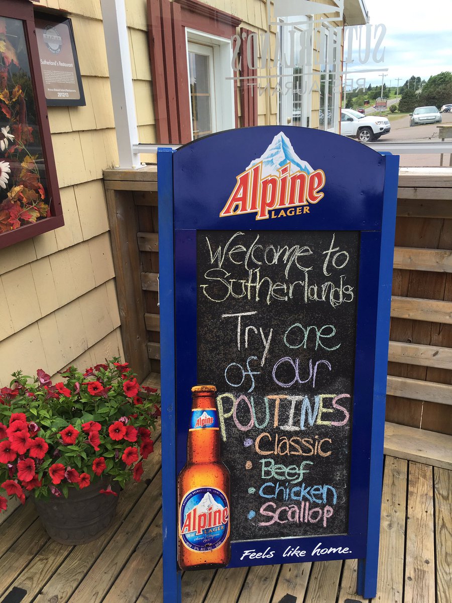 Sutherpub's tweet photo. Can't get any more Canadian than this 🇨🇦🍟🍴 #eh #peieats #getinmybelly #peifries https://t.co/IN8D4zt8uH