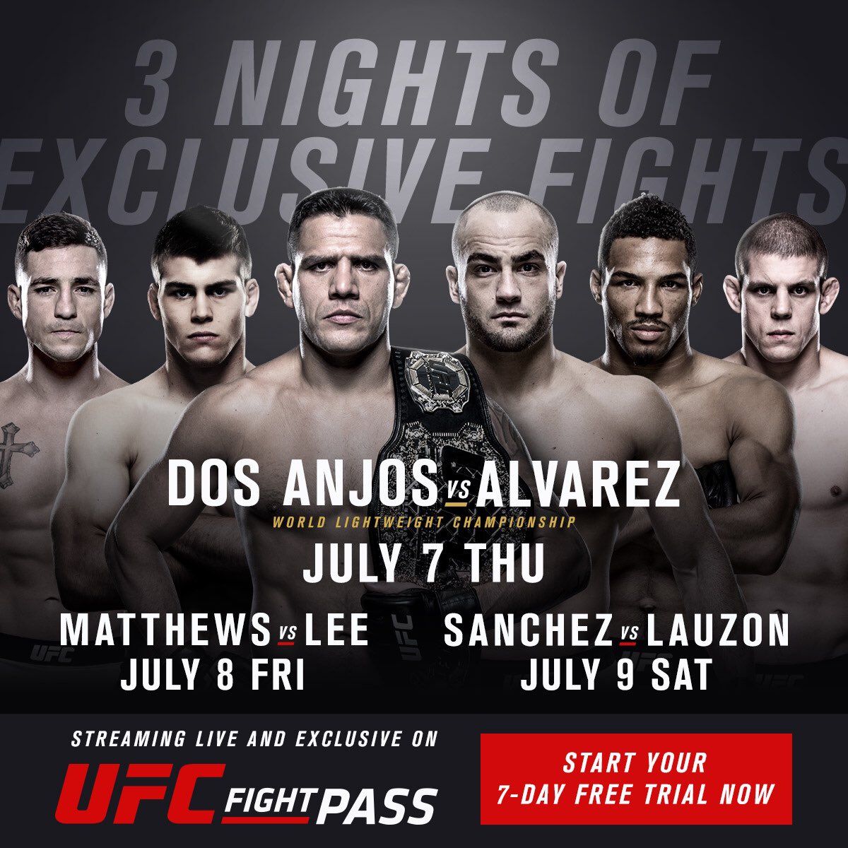 UFC Fight Pass on Twitter: "Have you seen next week's lineup on #