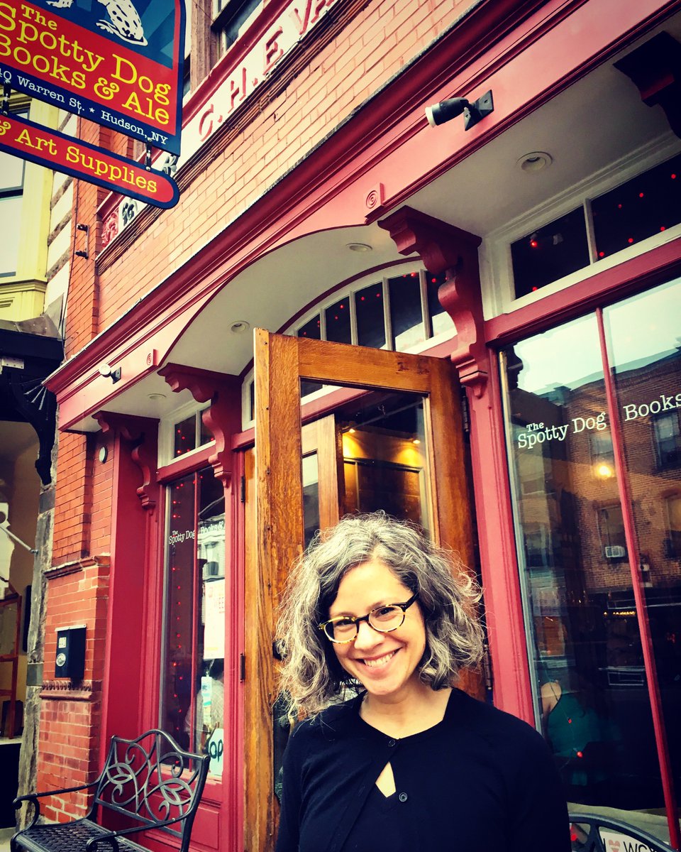 RozFoster's tweet photo. When we heard about The Spotty Dog Books &amp; Ale, we drove there immediately... Read more: https://t.co/CefQWpRNOs https://t.co/dCOeSKVWqT