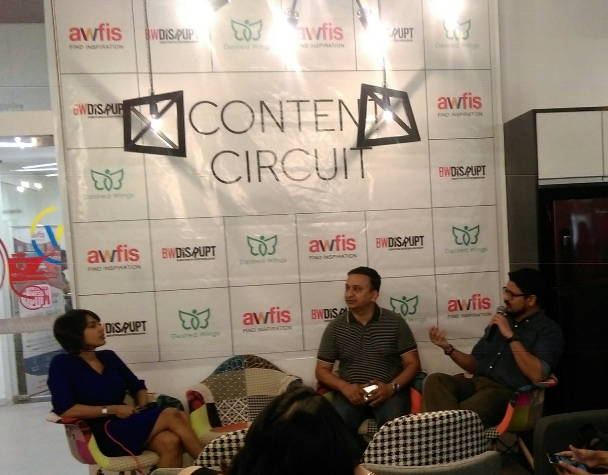tarun1188sharma's tweet photo. #CONTENTCIRCUIT #AWFIS - enjoyed the presence of speakers, @BiancaGhose and @a1purva, way to go #Desiredwings https://t.co/4Tw7ViGu2x