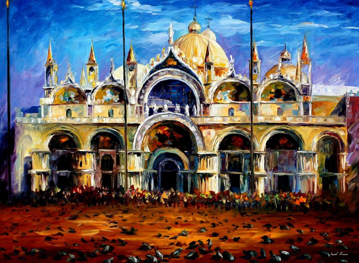 Afremov_Artist's tweet photo. VENICE - PIGEONS ON SAN MARCO SQUARE - Oil Painting On Canvas By Leonid Afremov https://t.co/my11dcoTJN https://t.co/SSkgLAr1zG