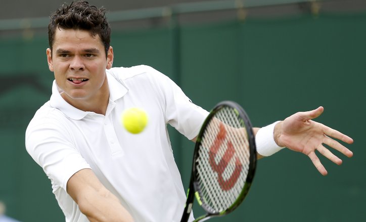 bbctennis's tweet photo. Milos Raonic has taken the first set against Jack Sock on Centre Court.

Live https://t.co/MZZ17Vk525 #Wimbledon https://t.co/go6MoOXoOE