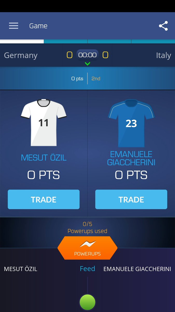 Martynoco83's tweet image. I just drafted Mesut Özil &amp;amp; Emanuele Giaccherini on @UltimateFanLive for #GER v #ITA