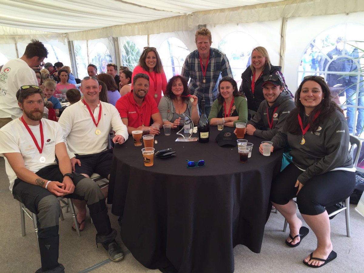 Congratulations to the winning <a href="/RoundtheIsland/">Round the Island Race</a> <a href="/Saracens/">Saracens Rugby Club</a>, team Winston (again)! #raceforall
