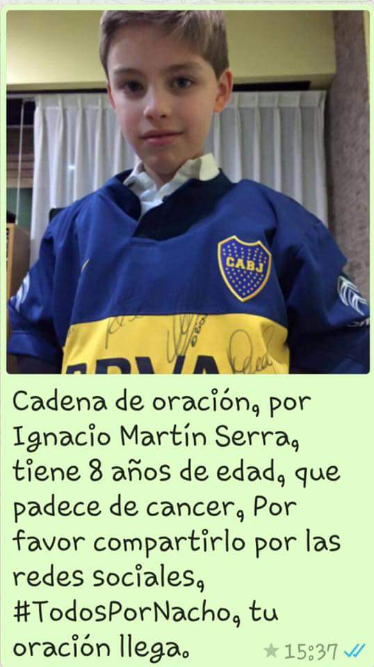 EstelitaNu33's tweet photo. @Nancy_nancy42 @maritabairesarg X favor difundir!!! Nacho necesita de todos para costear los gastos oncológicos https://t.co/zkZZTBYXD3