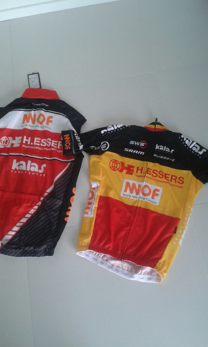 Nieuw team, nieuwe trui!  kalas-H.Essers-Nnof cyclingteam #kalasbenelux
