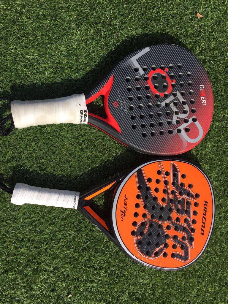 Comparen tamaño de puño con <a href="/janigisbert/">Juan Gisbert</a> 13 overgrips vs 1, algo único!