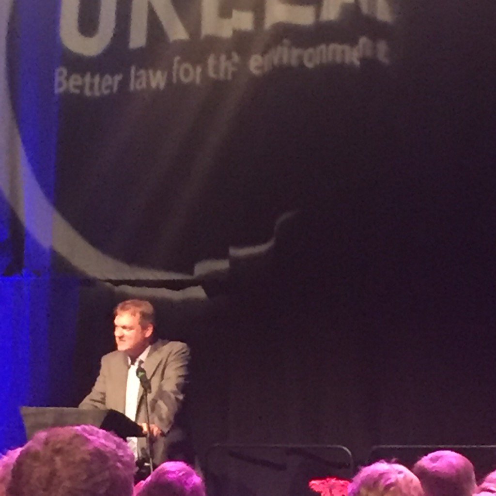 willupton's tweet photo. Good keynote end to #ukela2016 & dinner: straight talking, thoughtful Terry A'Hearn. SEPA Chief Exec, & Ozzie (!) https://t.co/7CXVv1AOOX