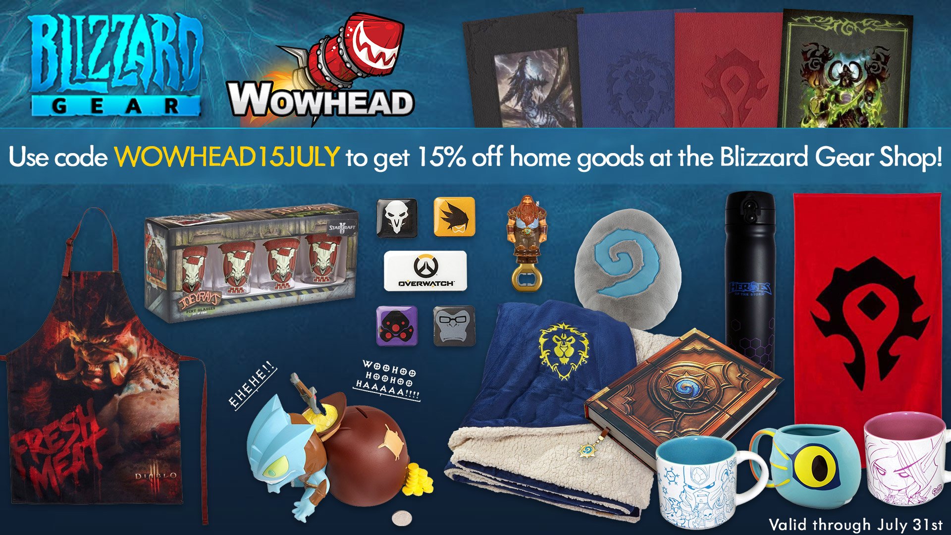 Wowhead on Twitter "New Blizzard_Ent Gear Shop discount code for July